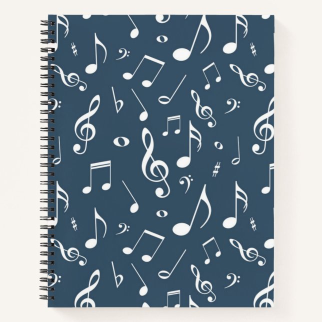 Music pattern notebook (Front)