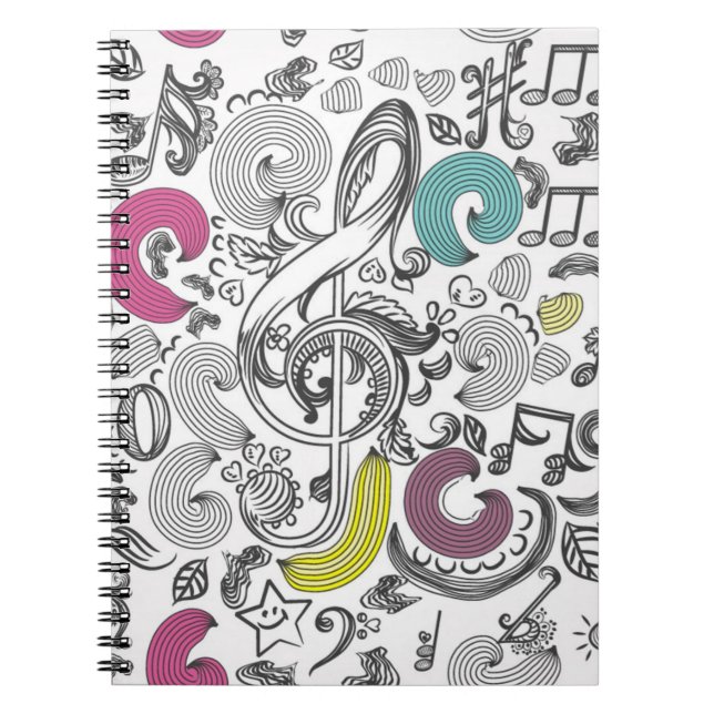 Music pattern notebook (Front)
