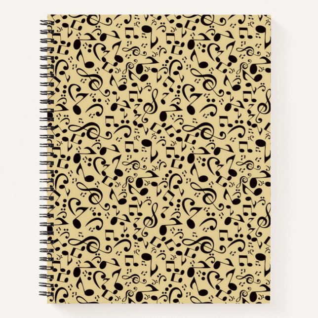Music pattern notebook (Front)