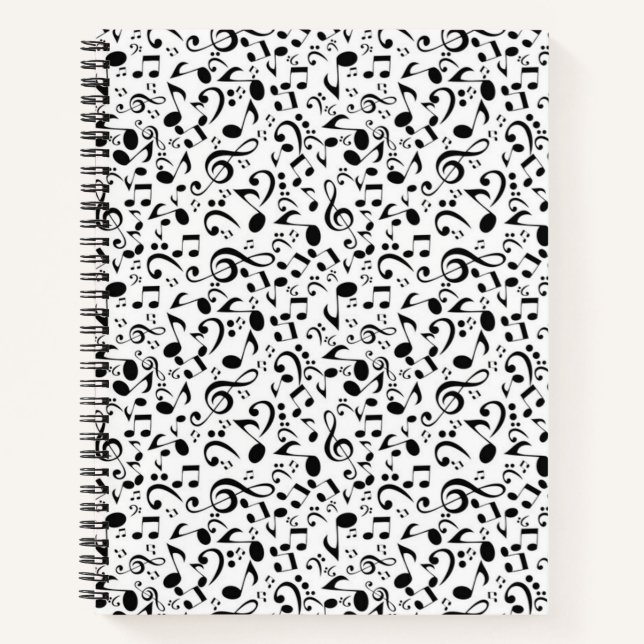 Music pattern notebook (Front)