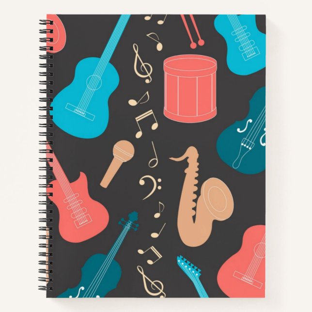 Music pattern notebook (Front)
