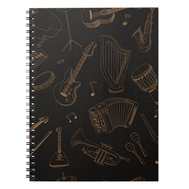 Music pattern notebook (Front)