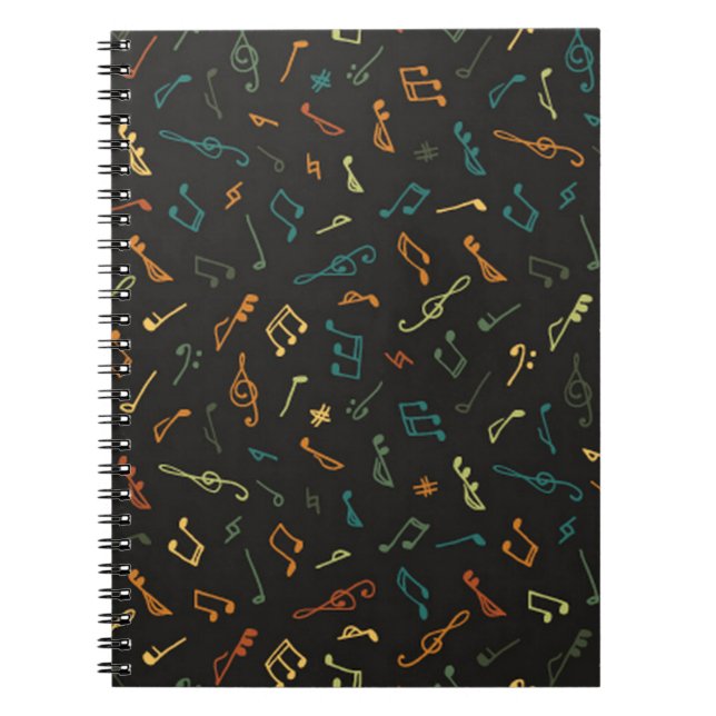 Music pattern notebook (Front)