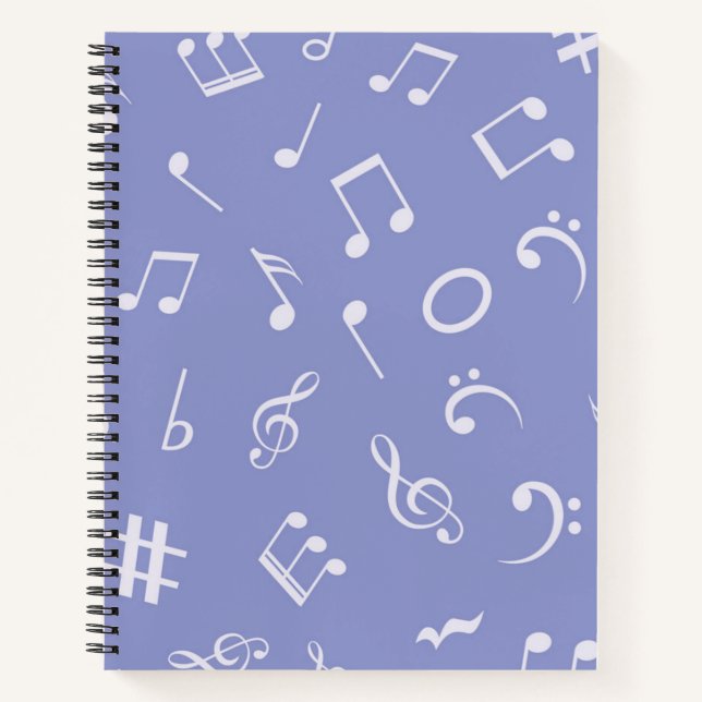 Music pattern notebook (Front)