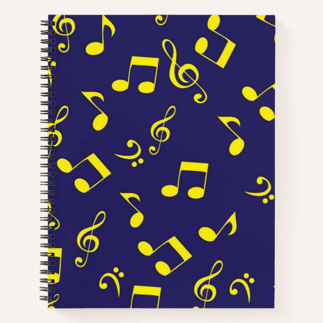 Music pattern notebook (Front)