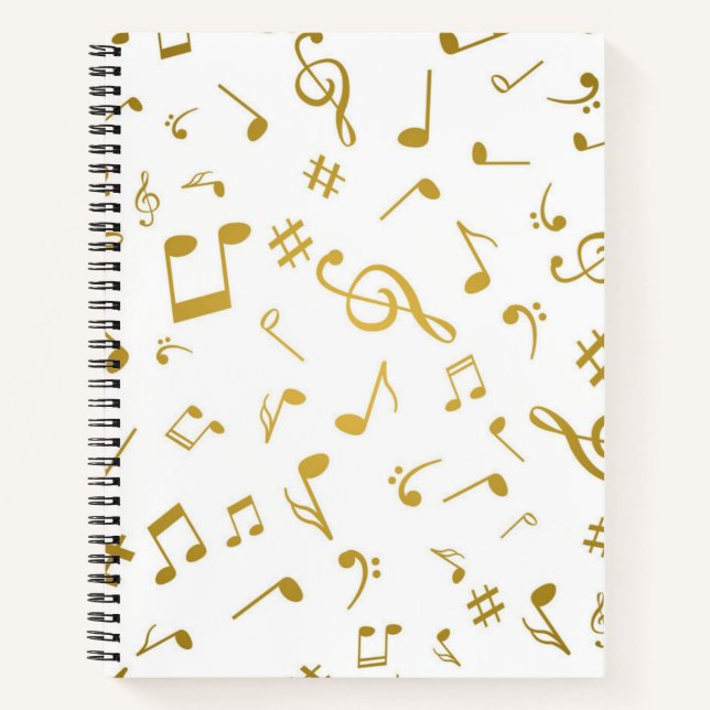 Music pattern notebook (Front)