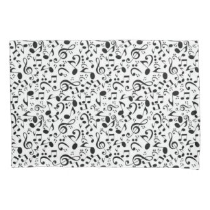 Music pattern pillowcase
