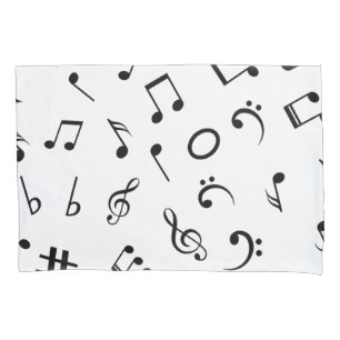Music pattern pillowcase
