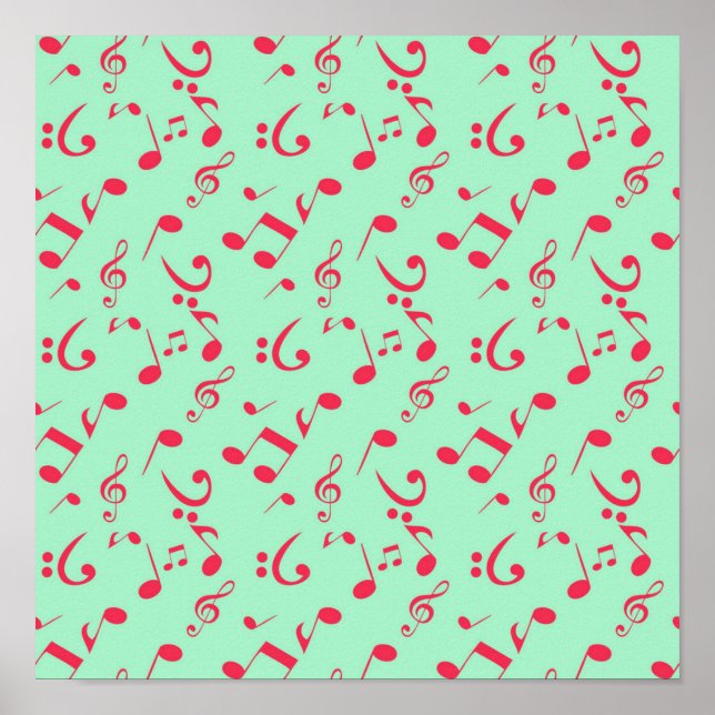 Music pattern poster (Front)