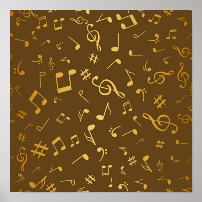 Music pattern poster (Front)