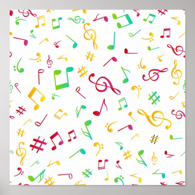 Music pattern poster (Front)