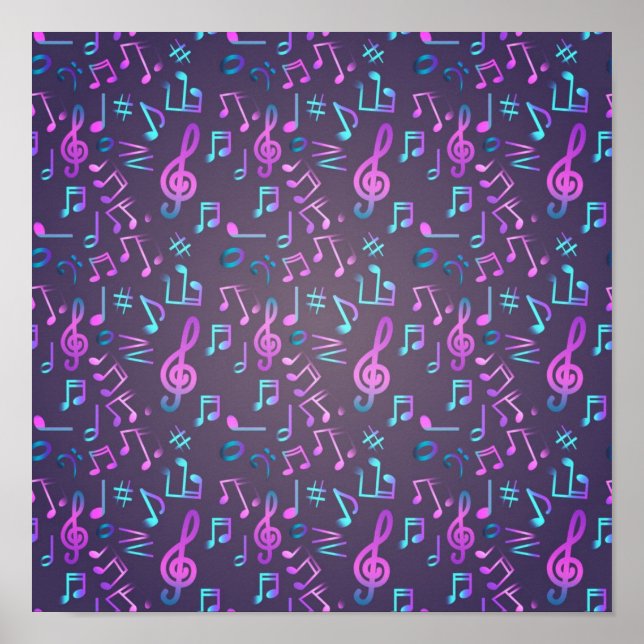 Music pattern poster (Front)