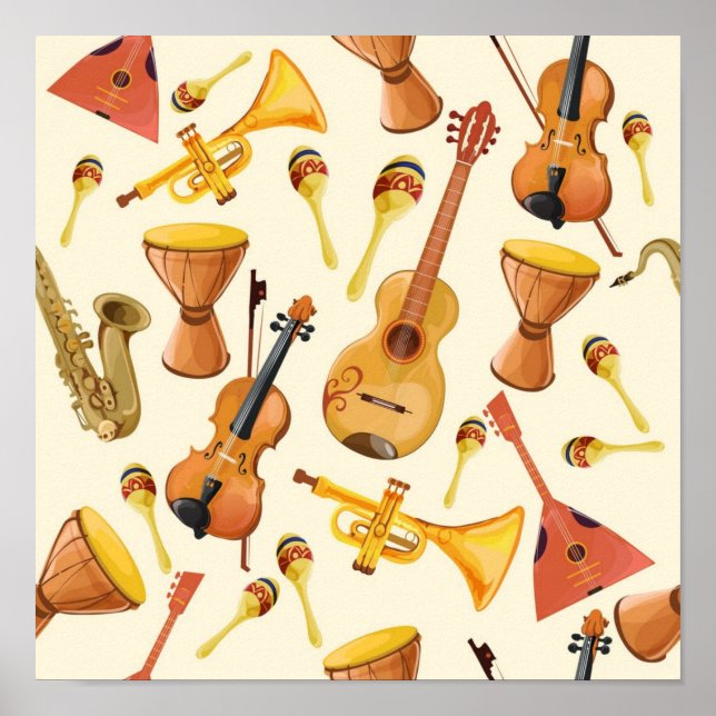 Music pattern poster (Front)