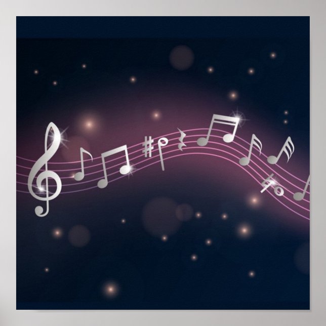 Music pattern poster (Front)