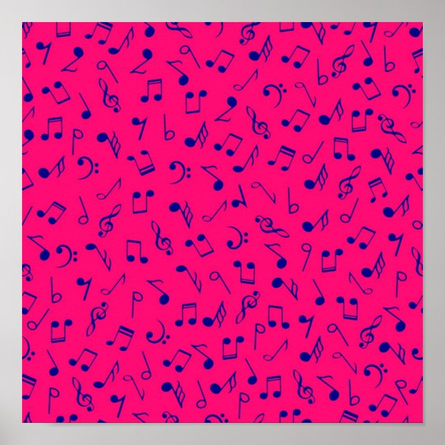 Music pattern poster (Front)