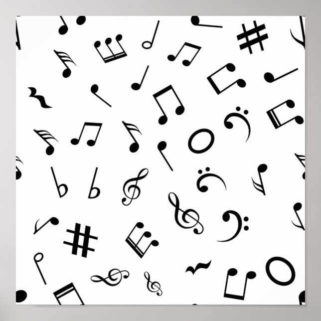 Music pattern poster (Front)