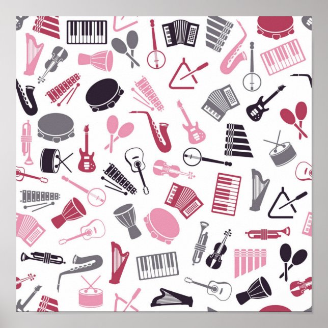 Music pattern poster (Front)