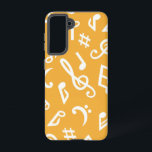 Music pattern samsung galaxy case<br><div class="desc">For true lovers of music</div>