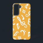 Music pattern samsung galaxy case<br><div class="desc">For true lovers of music</div>