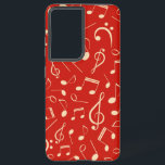 Music pattern samsung galaxy case<br><div class="desc">For true lovers of music</div>
