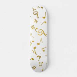 Music pattern skateboard