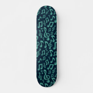 Music pattern skateboard