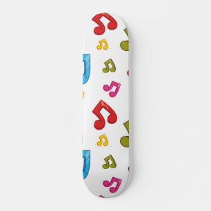 Music pattern skateboard