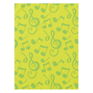 Music pattern tablecloth