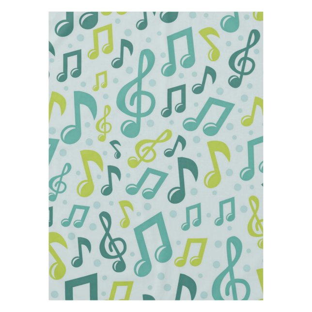 Music pattern tablecloth (Front)