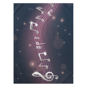 Music pattern tablecloth
