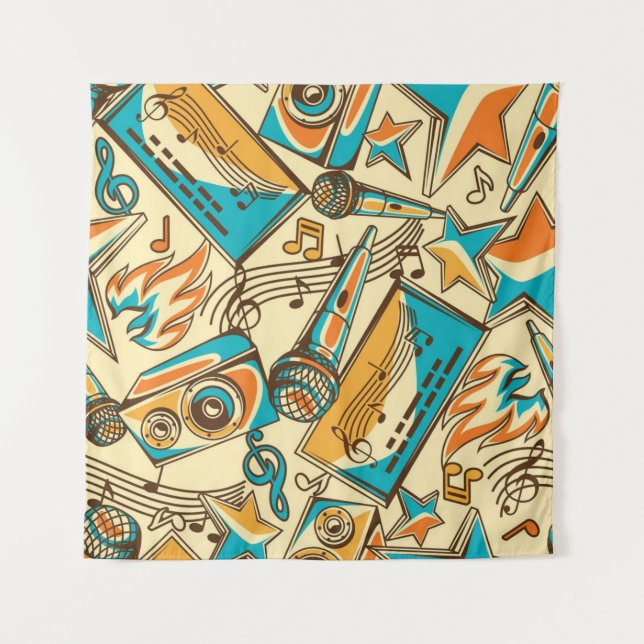 Music pattern tapestry (Front)