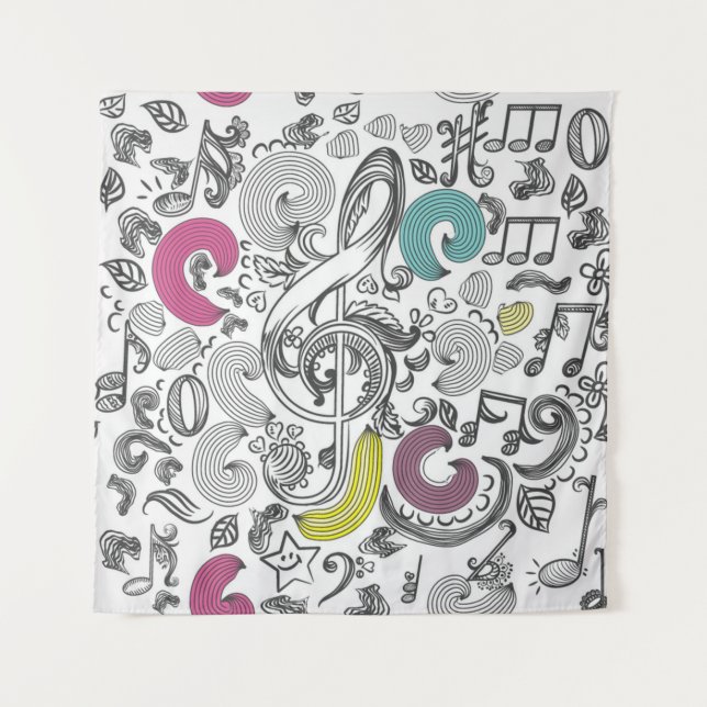 Music pattern tapestry (Front)