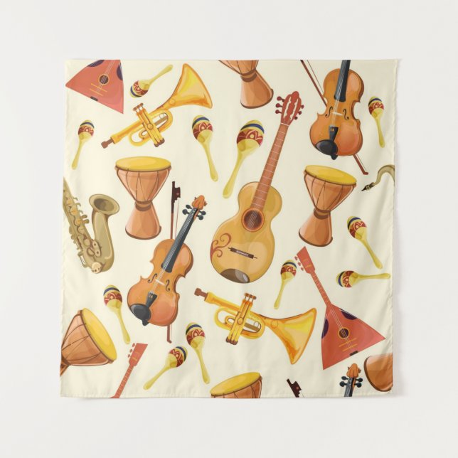 Music pattern tapestry (Front)