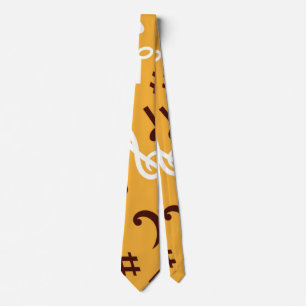 Music pattern tie