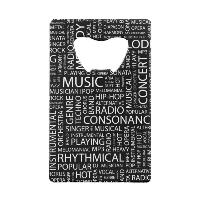 MUSIC pattern word cloud (Front)