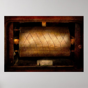 Music - Piano - Binary Code Poster