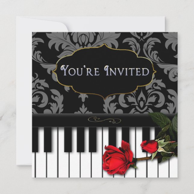 MUSIC/PIANO INVITATION - MULTI PURPOSE (Front)