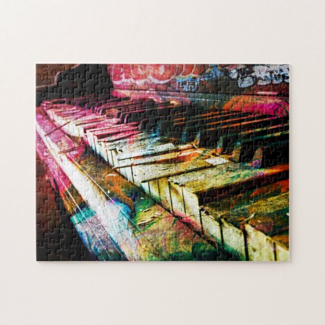 Music - Piano - Jigsaw Puzzle (Horizontal)
