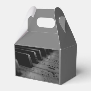  Music Piano Keys Favour Box