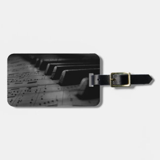  Music Piano Keys Luggage Tag