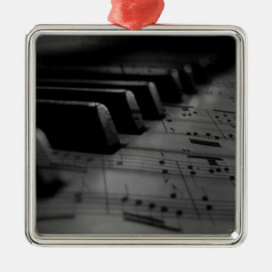  Music Piano Keys Metal Tree Decoration