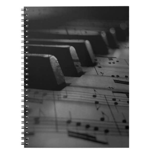  Music Piano Keys Notebook (Front)