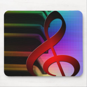 Music Piano Keys Notes Teacher Destiny Instruments Mouse Pad