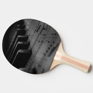 Music Piano Keys Ping Pong Paddle