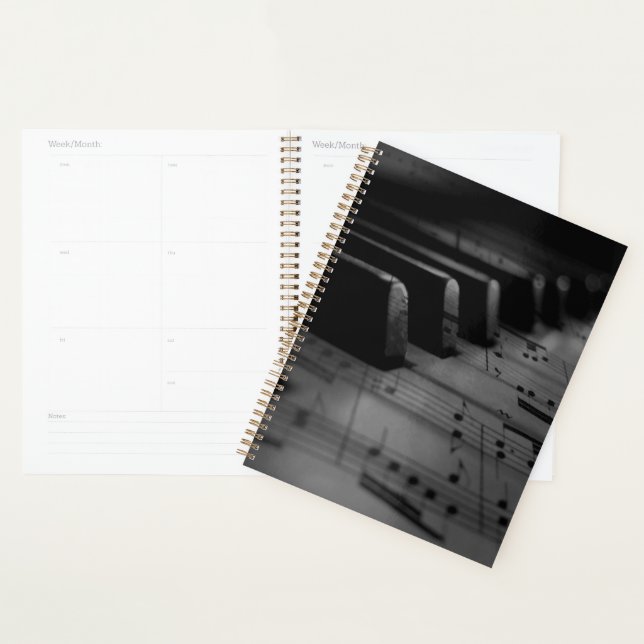  Music Piano Keys Planner (Display)