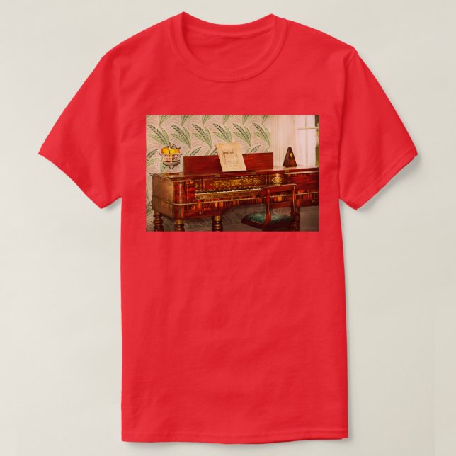Music Piano Square baby grand  T-Shirt (Design Front)