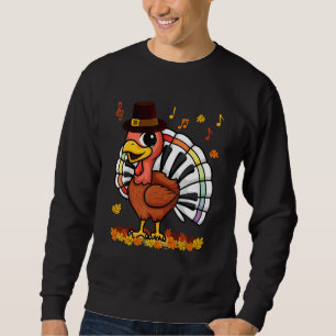 Music Piano Teachers Music Turkey Costume Happy Th Sweatshirt