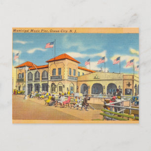 Music Pier, Ocean City, New Jersey Postcard