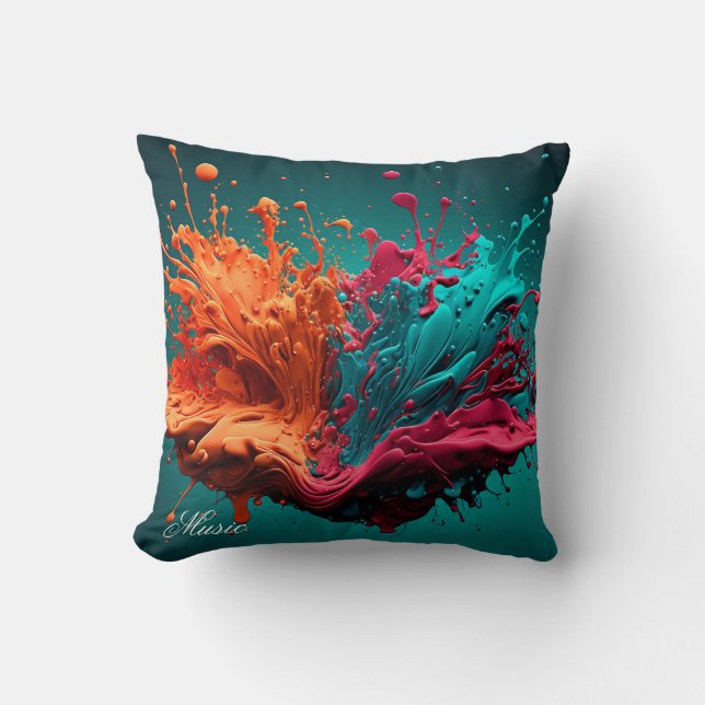 Music pillow and colore fule pillow (Front)