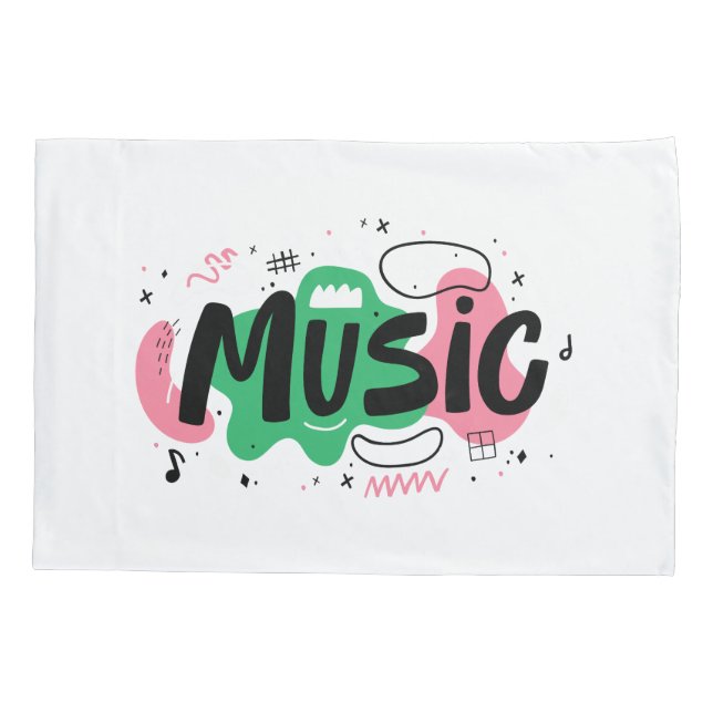 music  pillowcase (Back)